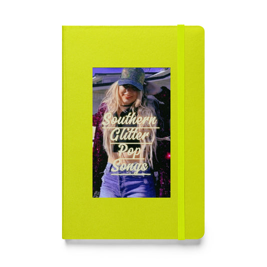 Southern Glitter Pop Songs Hardcover bound notebook